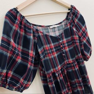 Francesas plaid top